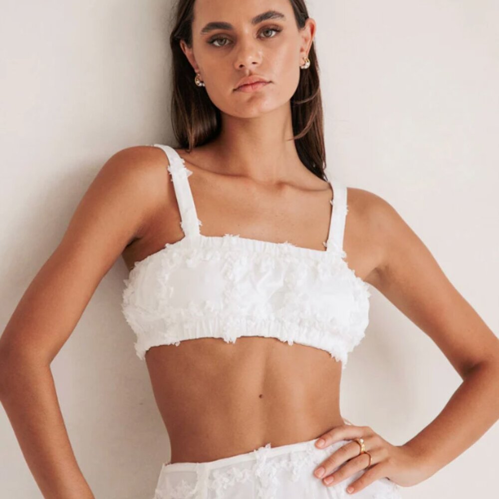 NWT Sabo Skirt Venesa Top - White